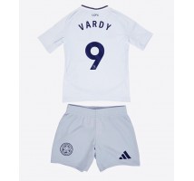 Leicester City Jamie Vardy #9 Koszulka Trzecia dzieci 2024-25 Krótki Rękaw (+ krótkie spodenki)